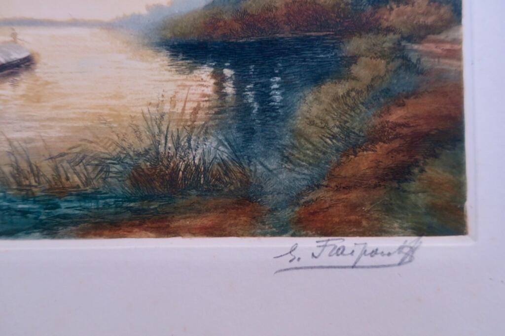 Aquarell von Gustave Fraipont