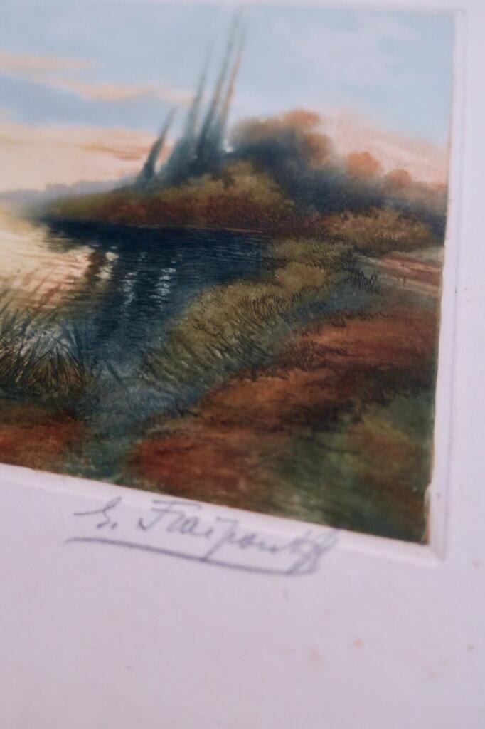 Aquarell von Gustave Fraipont