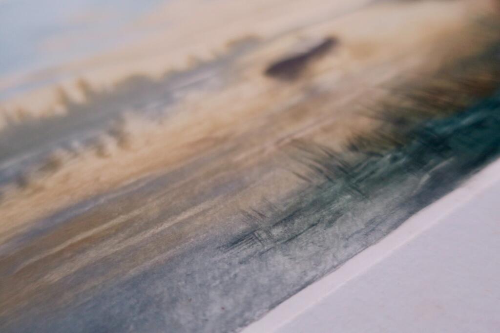 Aquarell von Gustave Fraipont