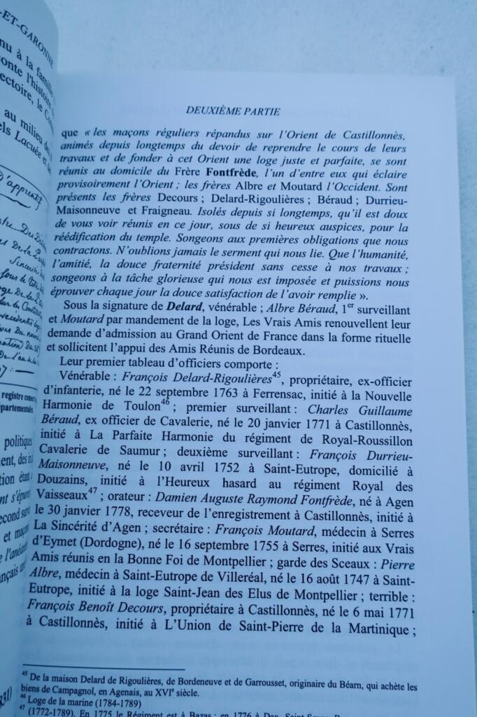 Freemasonry in Lot-et-Garonne (1759-1940)