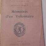 FRANCE Anatole Mémoires d'un volontaire. Petite collection rose. Lemerre
