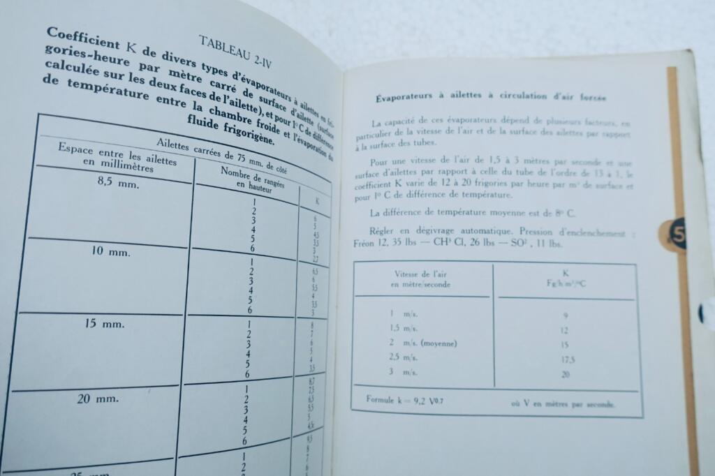 froid manuel de l&rsquo;installateur frigoriste 1947
