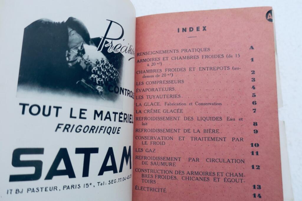 froid manuel de l&rsquo;installateur frigoriste 1947