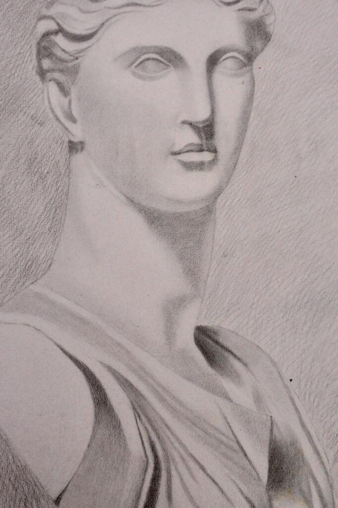 Charcoal Kunstwerk von Ursprung