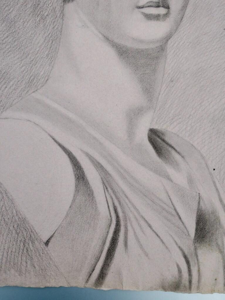 Charcoal Kunstwerk von Ursprung