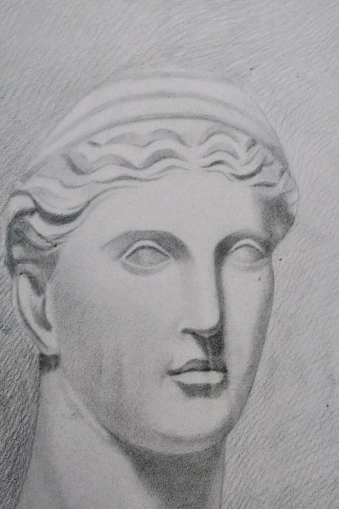 Charcoal Kunstwerk von Ursprung