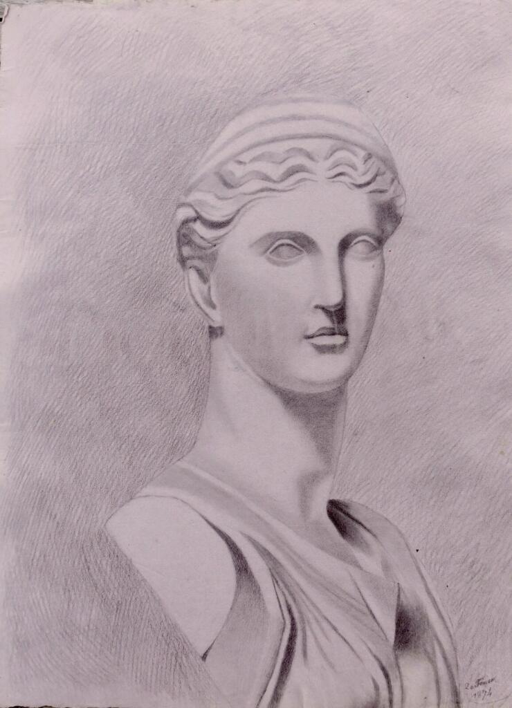 Charcoal Kunstwerk von Ursprung