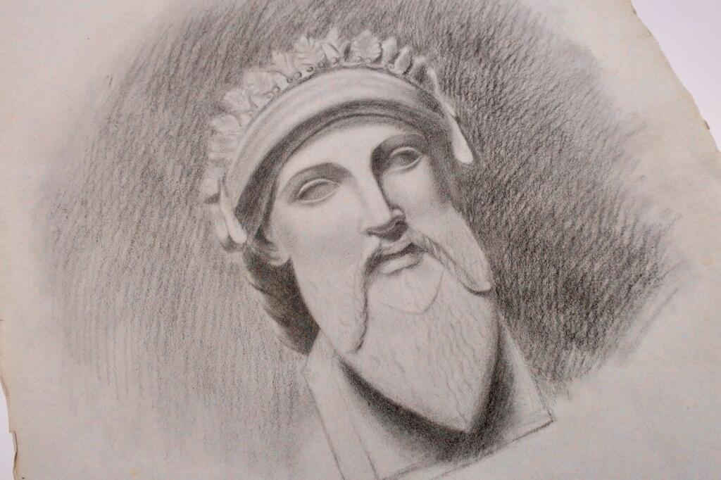 Fusain original 49 x 63 cm.