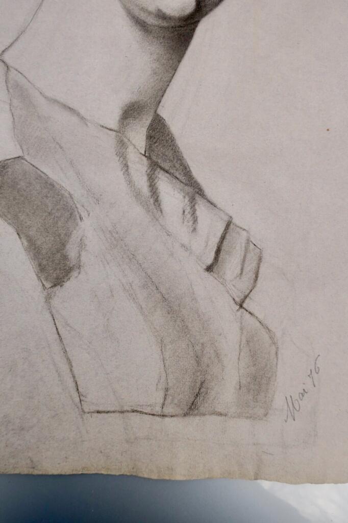 Original Charcoal Drawing 49 x 63 cm
