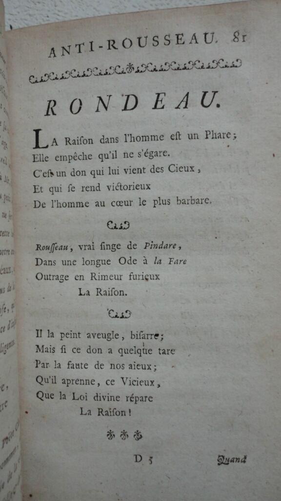 Satirische Kritik an Rousseau
