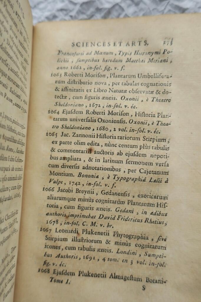 Supplement to Instructive Bibliography - Gaignat Library Catalog