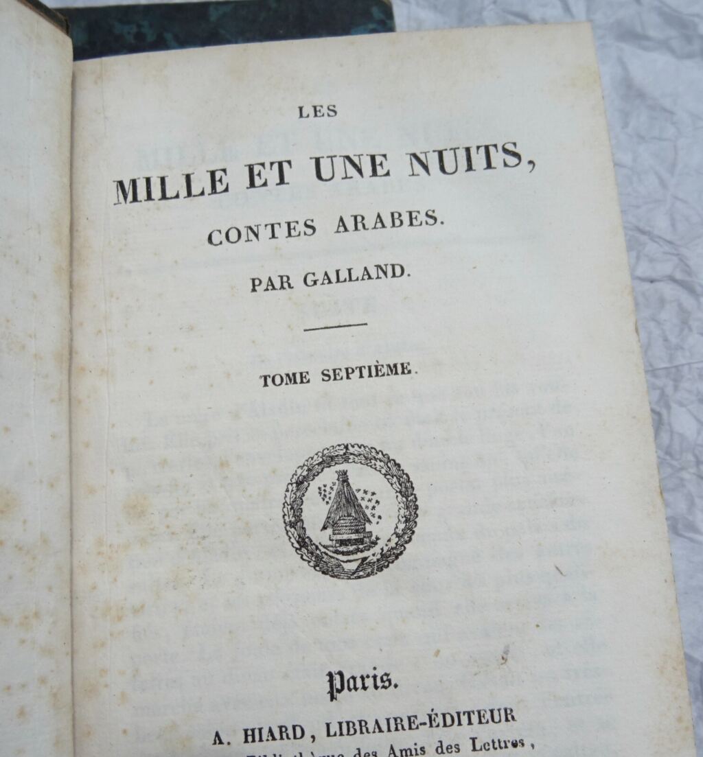 GALLAND LES MILLE ET UNE NUITS 1832