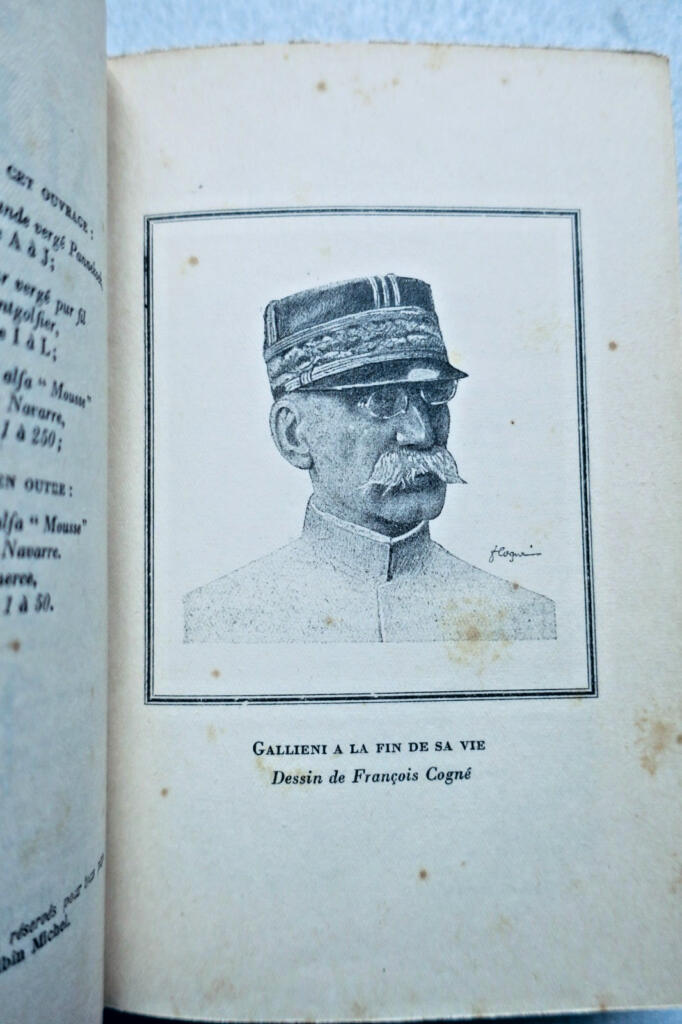 GALLIENI CARNETS DE GALLIENI 1932 SP