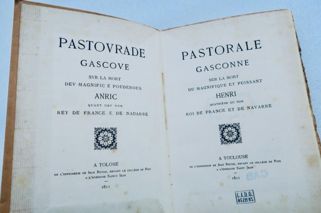 Pastoral elegy on Henry IV's death in Gascon