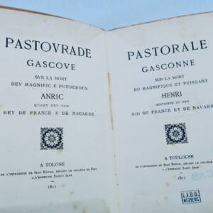 Gascogne pastorale Gascogne sur la mort du magnifique et puissant HENRI