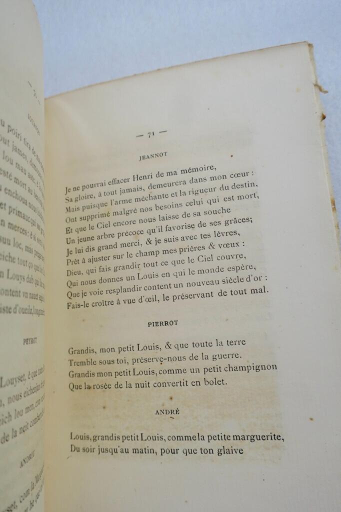 Pastoral elegy on Henry IV's death in Gascon