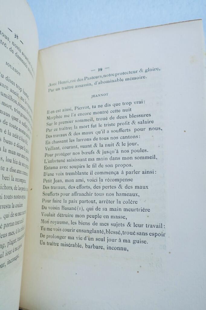 Pastoral elegy on Henry IV's death in Gascon