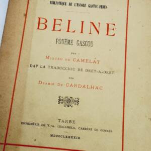 Gascon Beline poueme Gascou Tarbes 1899