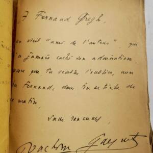 GASQUET JOACHIM LE BUCHER SECRET + dédicace