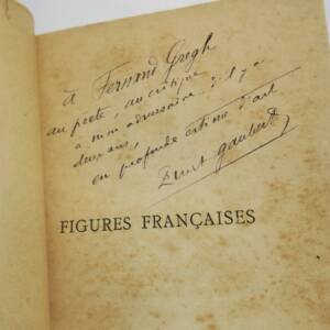 GAUBERT ERNEST FIGURES FRANCAISES - CRITIQUE ET DOCUMENTS + dédicace