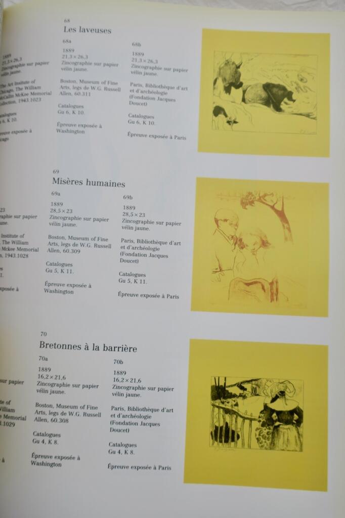 GAUGUIN 10 JANUARY - 24 APRIL 1989. NATIONAL GALLERIES OF THE GRAND PALAIS