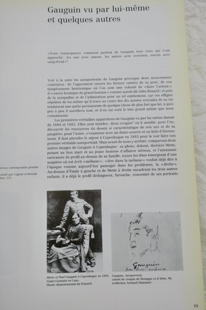 GAUGUIN 10 JANUARY - 24 APRIL 1989. NATIONAL GALLERIES OF THE GRAND PALAIS
