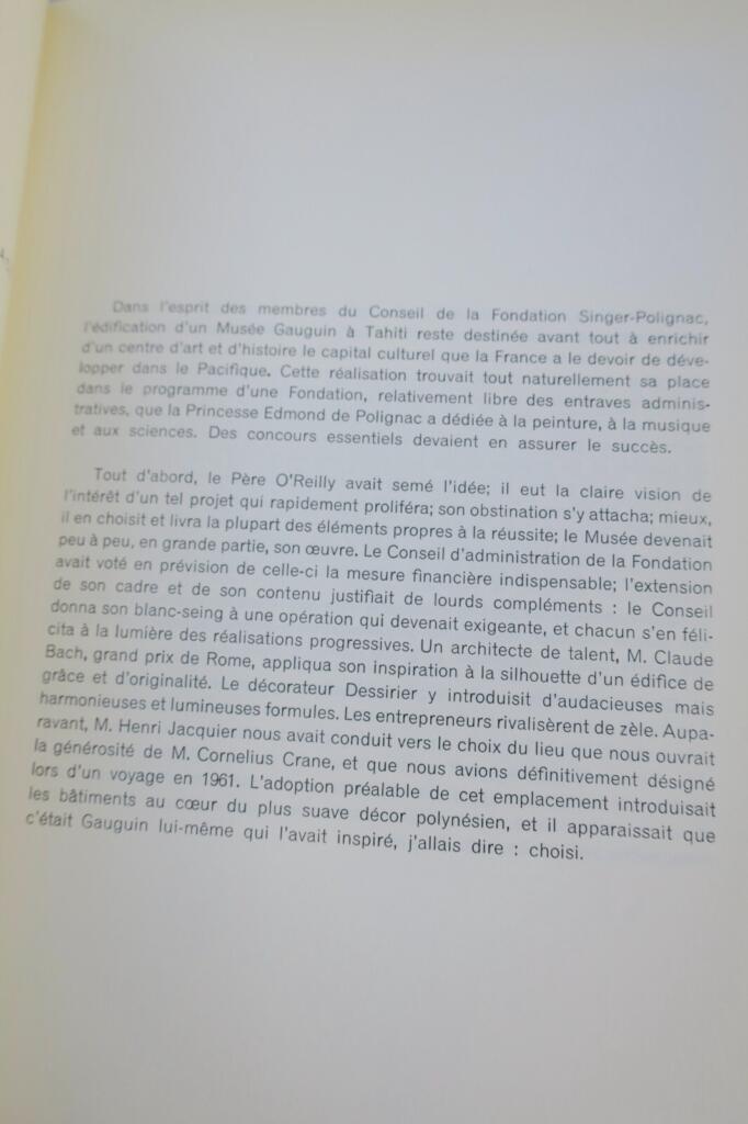 Katalog des Gauguin-Museums in Tahiti