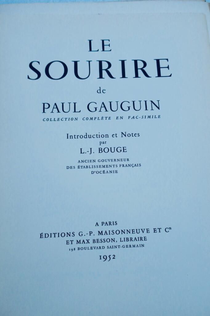 Gauguin's Complete Smile - Facsimile Collection