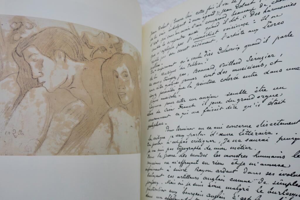 Faksimile von Gauguins illustriertem Manuskript