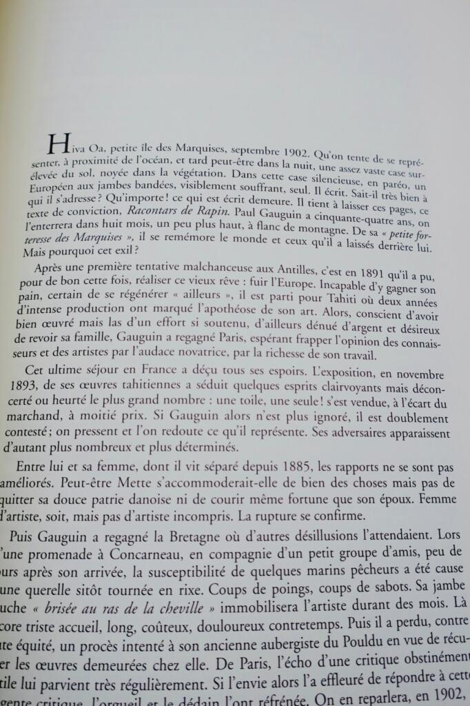 Faksimile von Gauguins illustriertem Manuskript