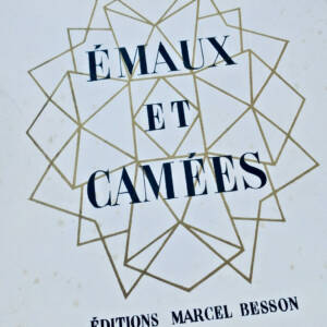 GAUTIER THEOPHILE Emaux et camées ill-Guilmin