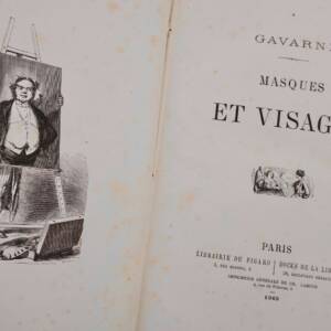 GAVARNI MASQUES ET VISAGES 1868