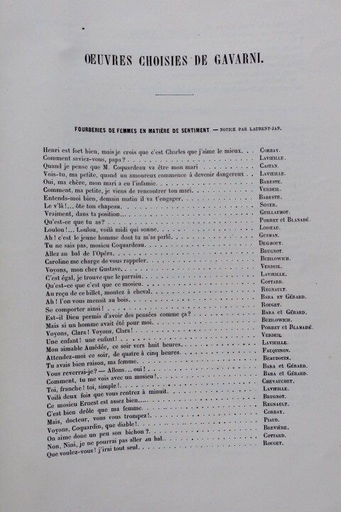 Gavarni Oeuvres Choisies de Gavarni Hetzel – Image 10