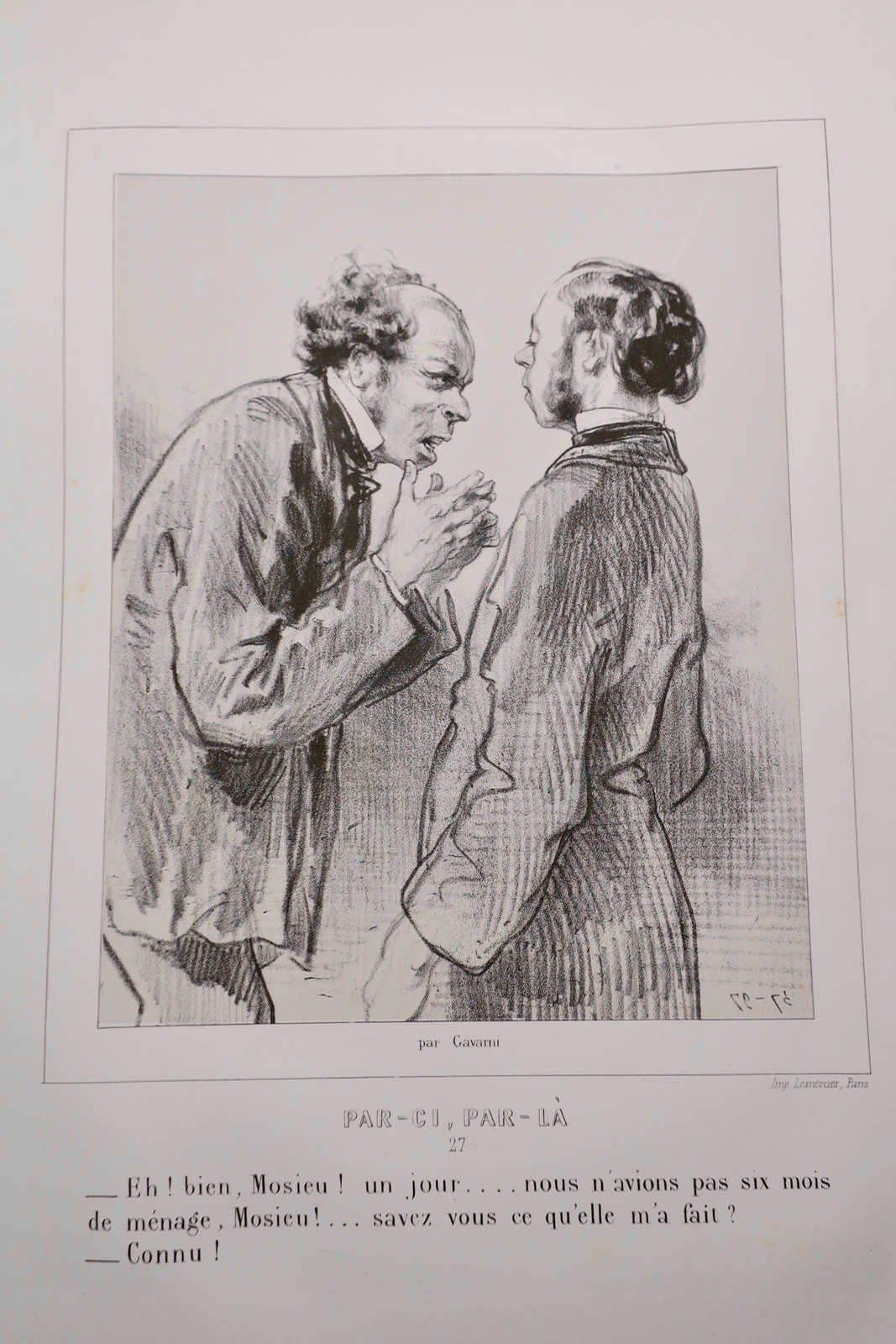 Gavarni Par-ci, par-la et physionomies parisiennes 100 sujets – Image 13