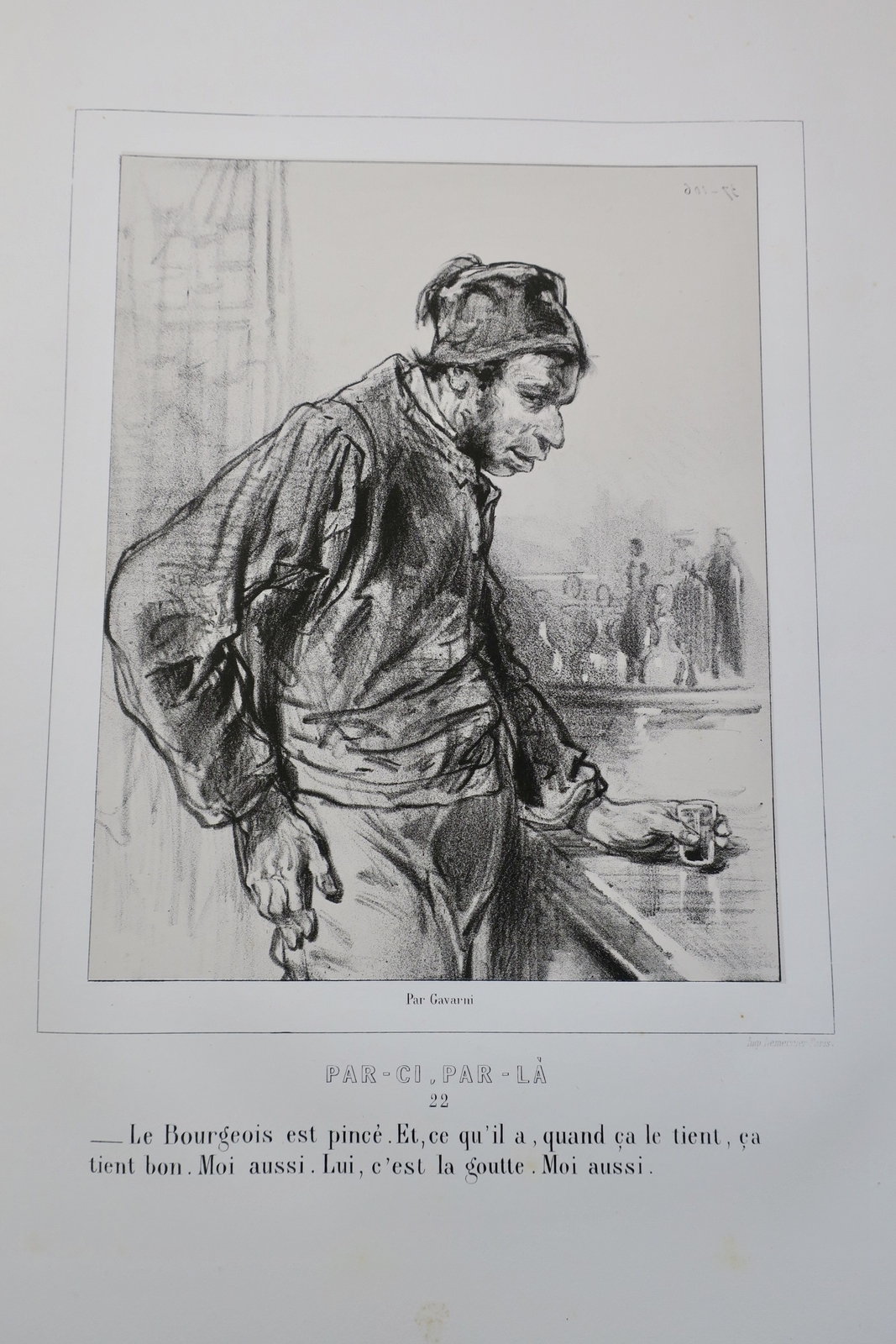Gavarni Par-ci, par-la et physionomies parisiennes 100 sujets – Image 10
