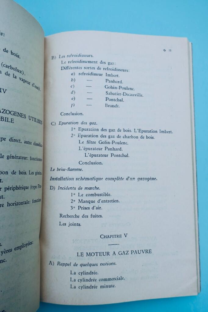 gazogènes, carburants de remplacement 1940