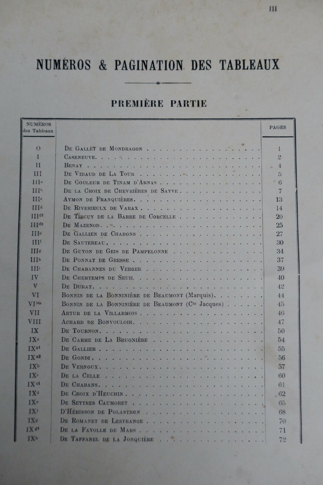 généalogie Gallet de Mondragon et Savary de Lancosme. Tableaux ascendants 1911 – Image 4