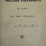 Genealogy of the Gallet de Mondragon and Savary de Lancosme families (1911)