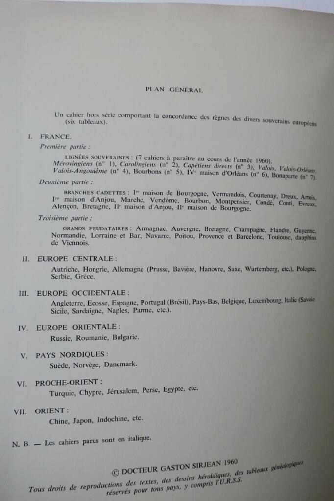 Genealogie der souveränen Häuser der Welt