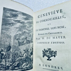 Géneviève de Cornouailles, et le damoisel sans nom, roman de chevalerie CAZIN