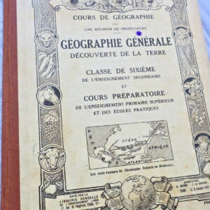 Géographie générale - Découverte de la Terre. 1938