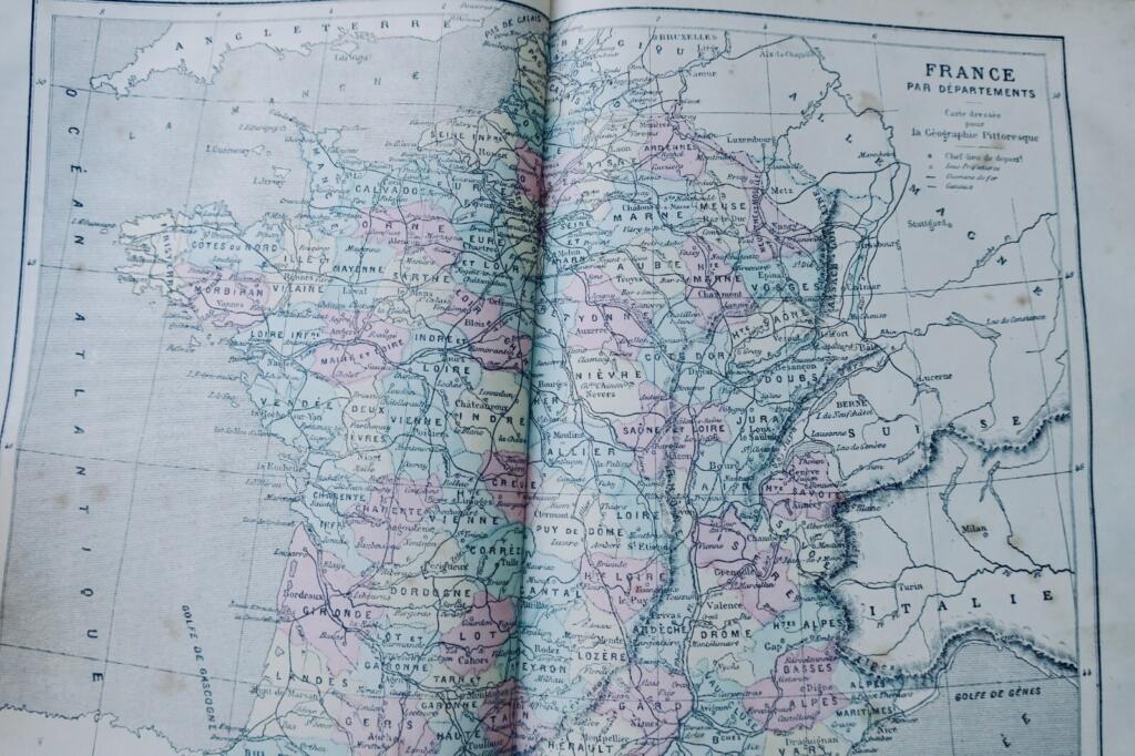 Malerische Geographie der fünf Erdteile