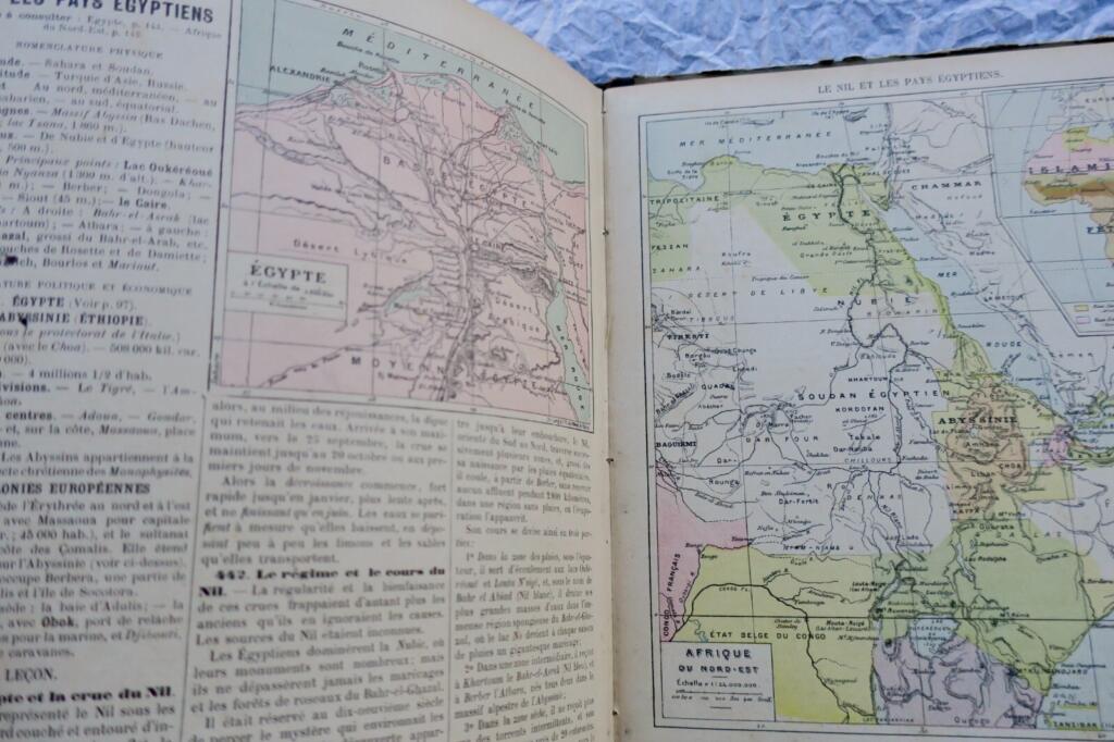Geographie-Studie über fünf Weltteile