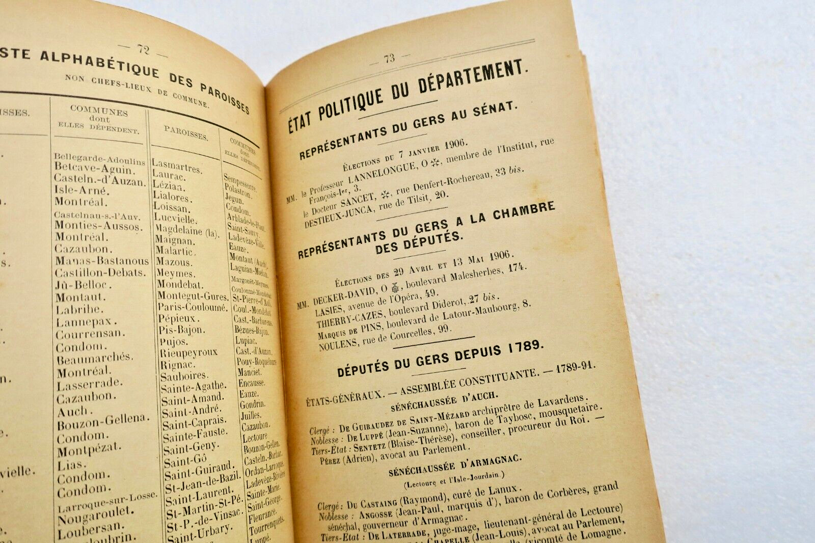 Gers 1907 Annuaire administratif, statistique, historique et commercial GERS 32 – Image 4