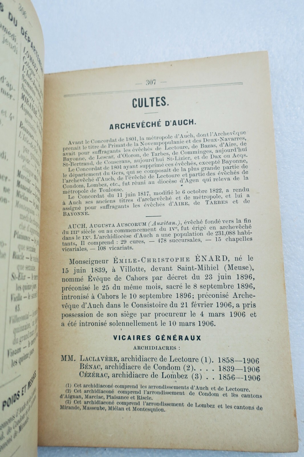 Gers 1907 Annuaire administratif, statistique, historique et commercial GERS 32 – Image 7
