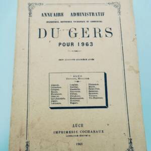 Gers 1963 Annuaire administratif, statistique, historique et commercial GERS 32