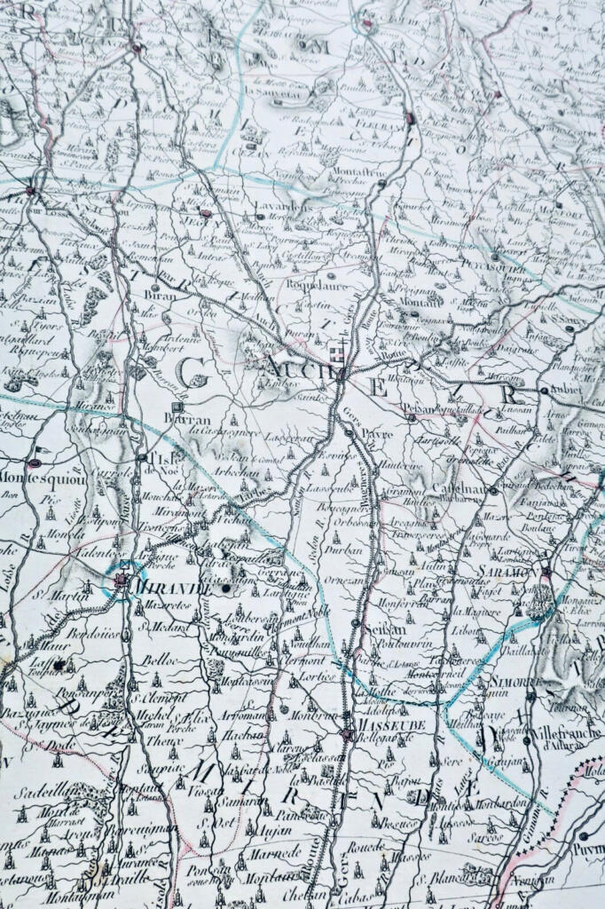 First engraved map of Gers department
