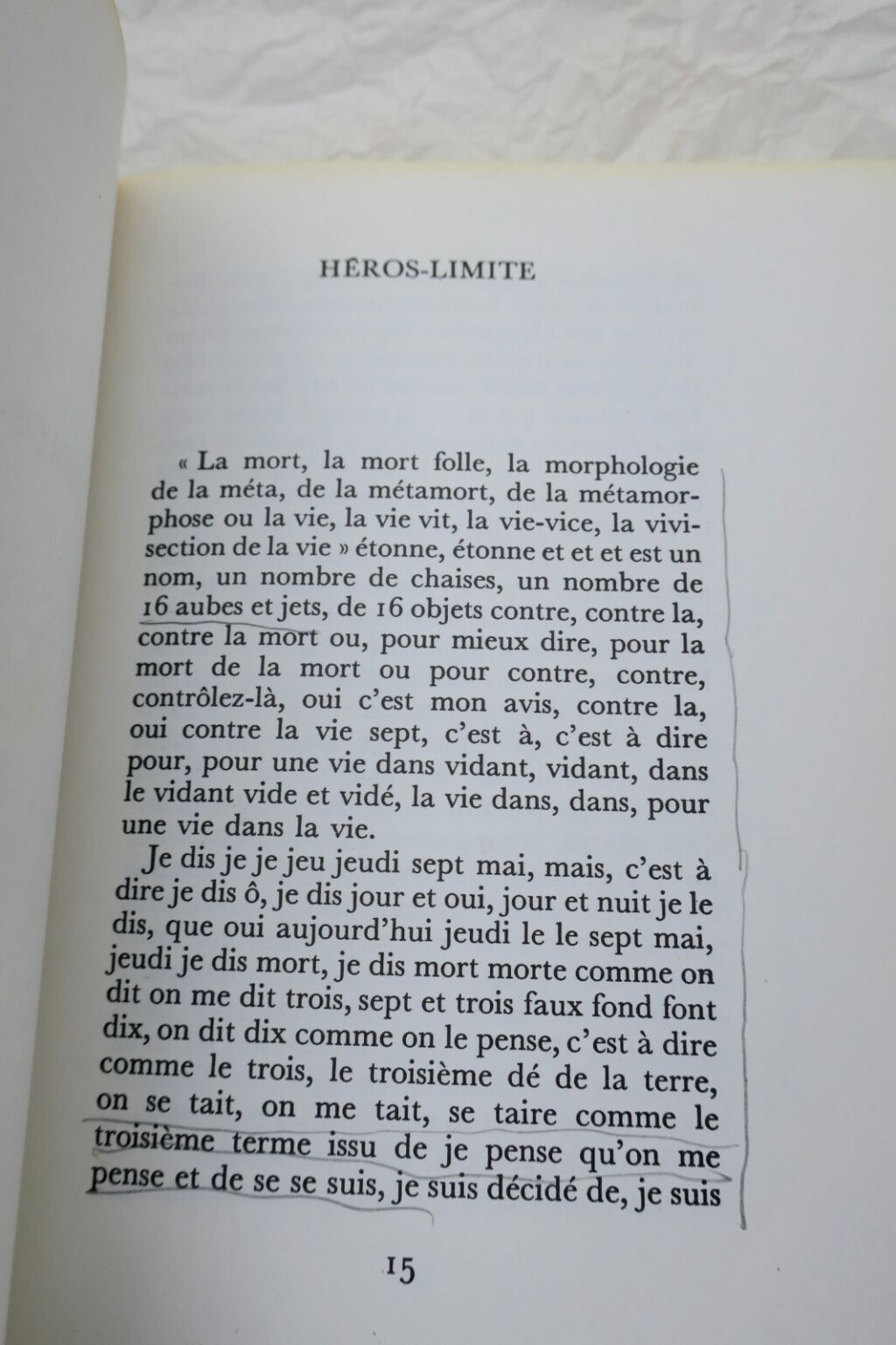 Héros-limite: 实验诗歌与艺术