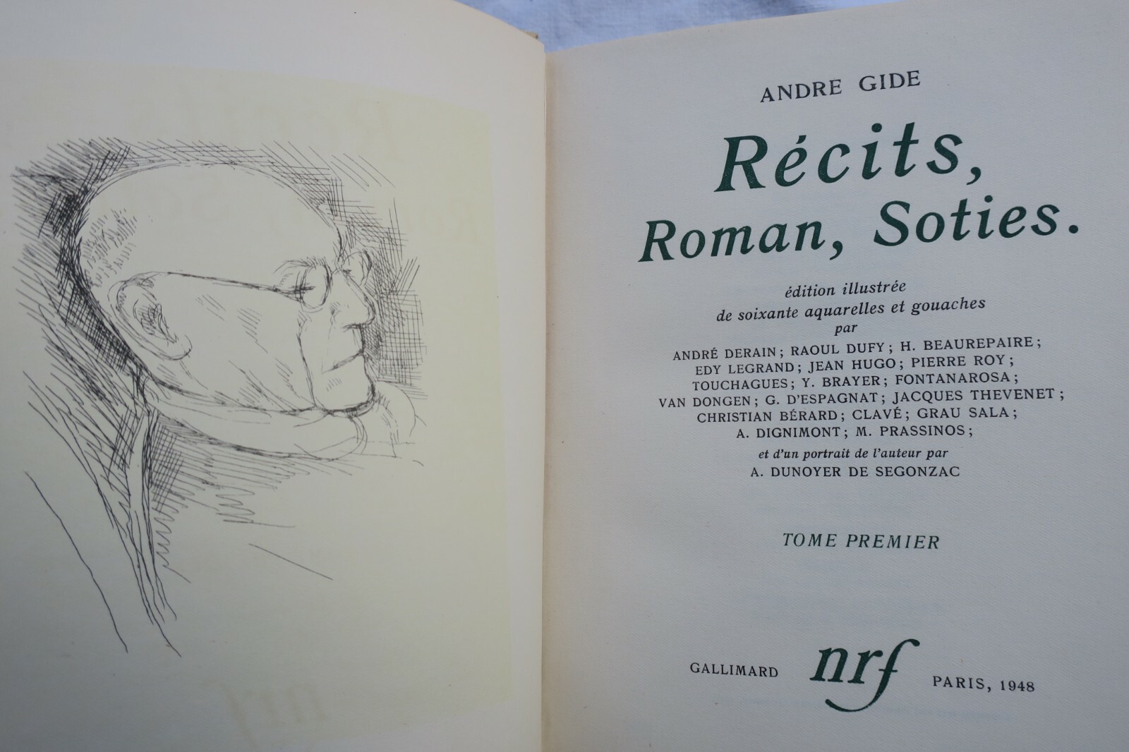GIDE (André) Récits, Romans, Soties. Edition illustrée – Image 10