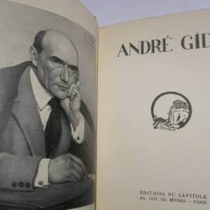 GIDE Hommage à André Gide 1928